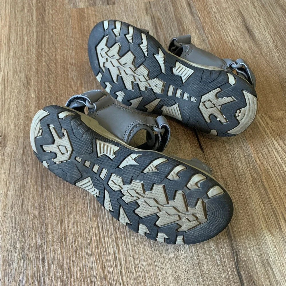Eddie Bauer Rocky River water hiking sandals in blue grey - size 12 toddler
